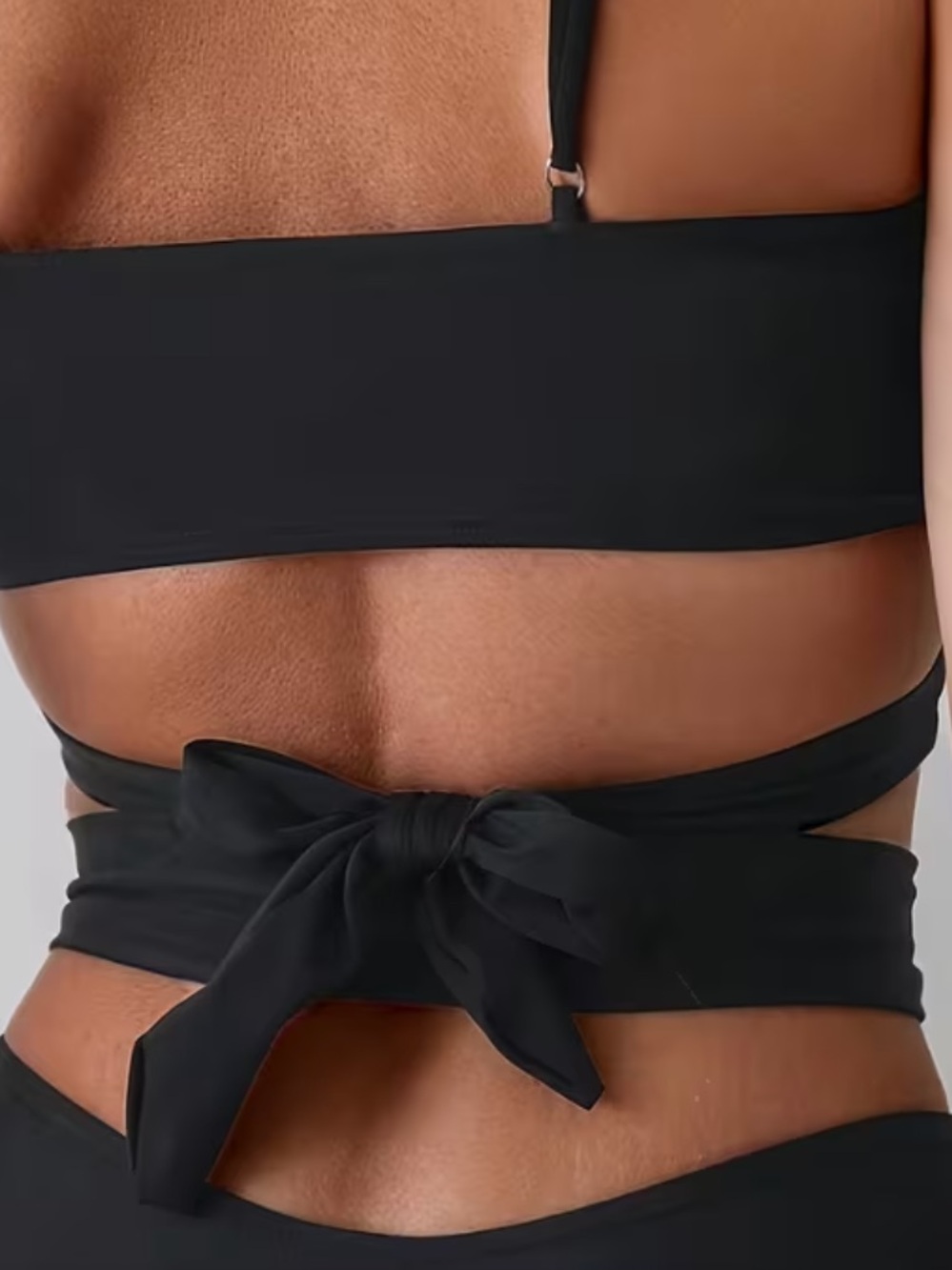 Cut-Out Black Bikini Set - Picture 3 of 5